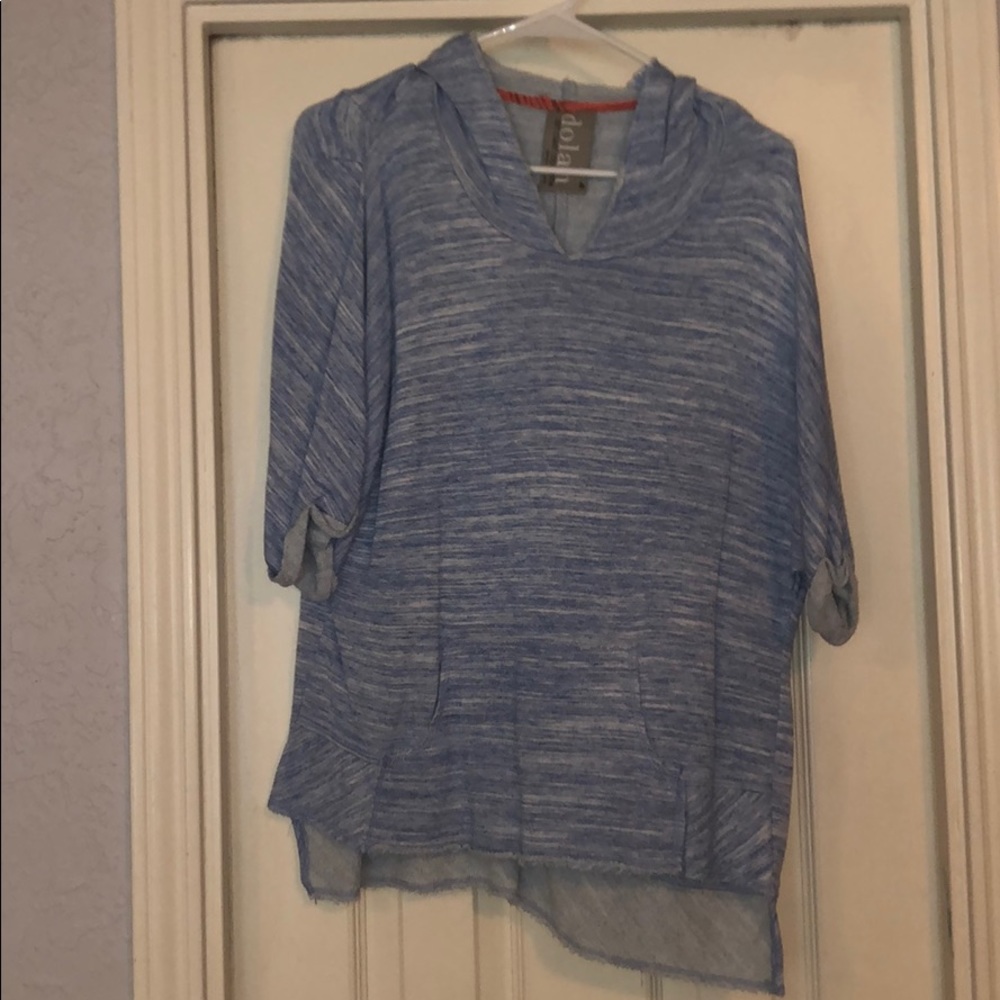 Light blue hoodie
